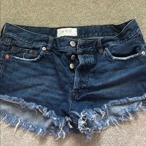Free people jean shorts